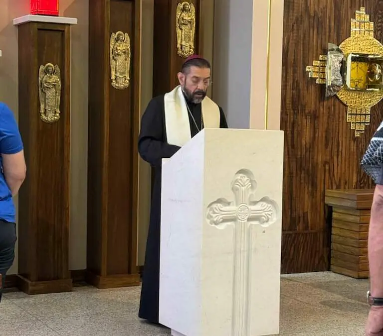 Bishop Daniel E. Flores Blesses New Chapel of Adoration at the Basilica