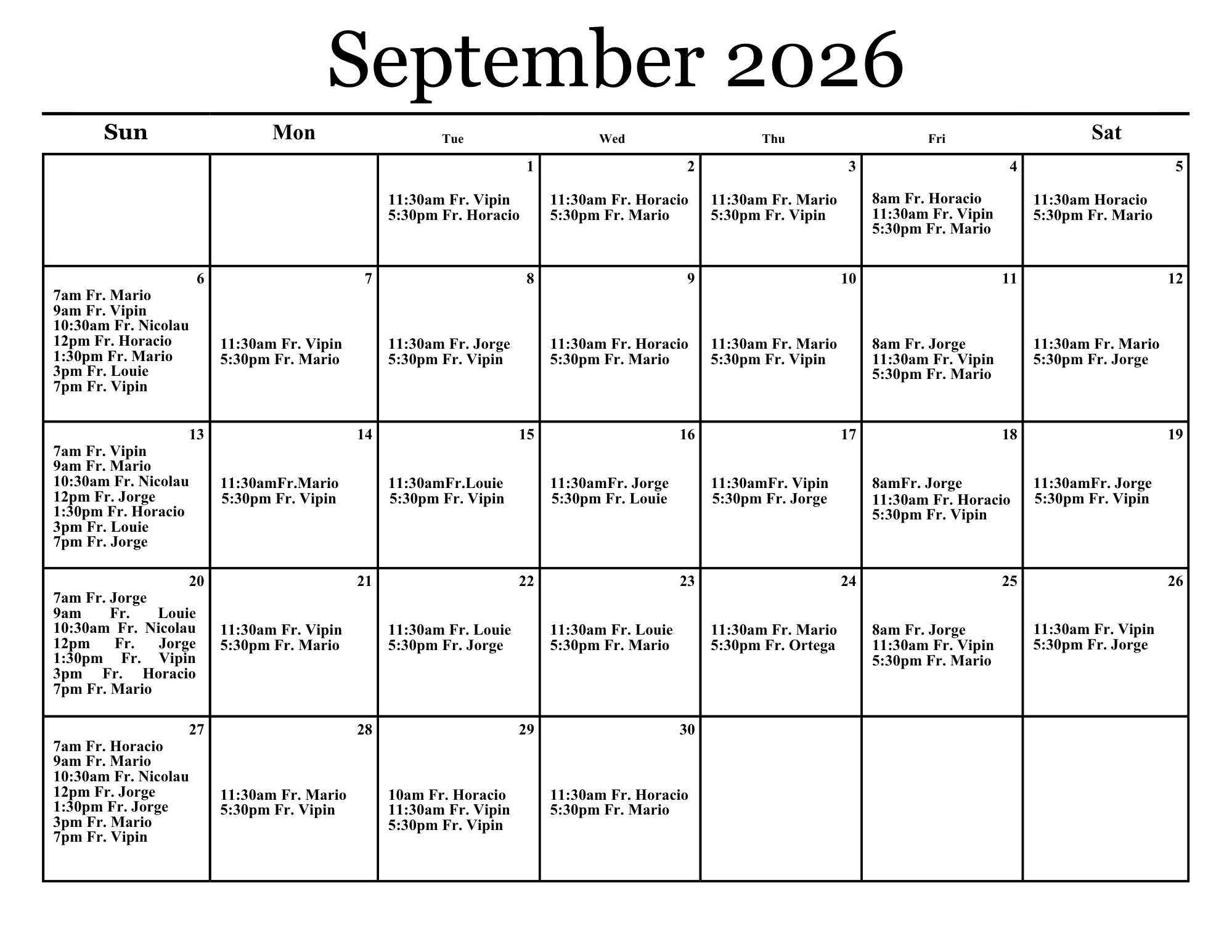 September